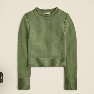 J. Crew Heritage Rollneck Sweater Midnight Moss